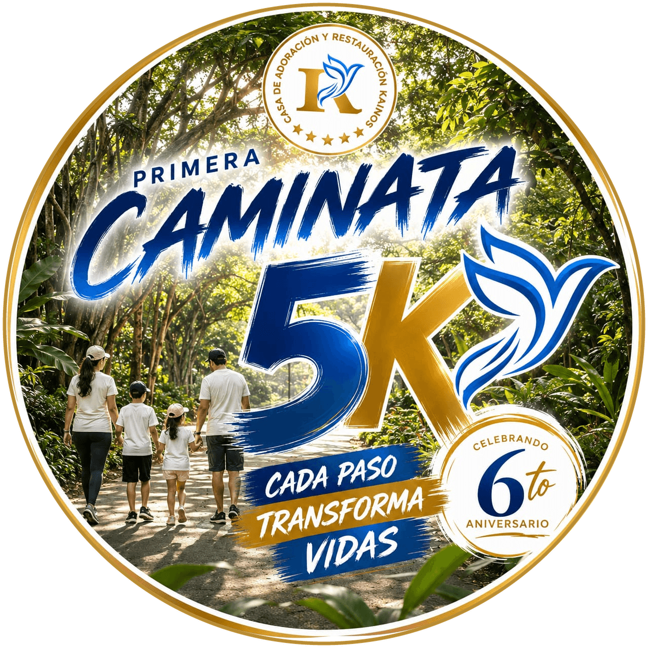Logo de la Caminata Familiar 5K KAINOS 2027